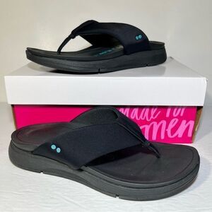 Ryka Soft Toe Dual-Density Thong Sandals Timid